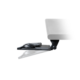 HAT Collective KT-27 Keyboard Tray | Under-Desk Adjustable Tray with Wrist Rest, 27