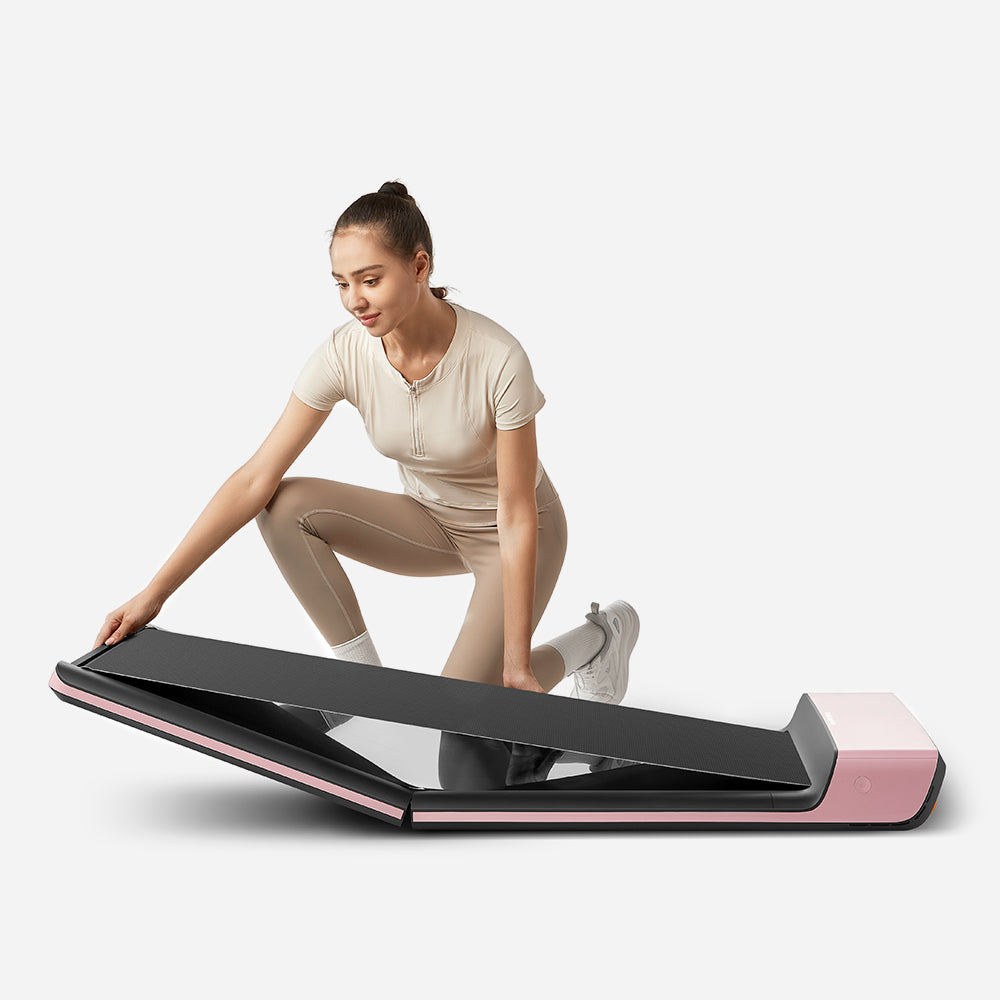 WalkingPad P1 Classic Folding Under Desk Treadmill | The Original Walking Pad, Silver & Pink | Free USA Shipping