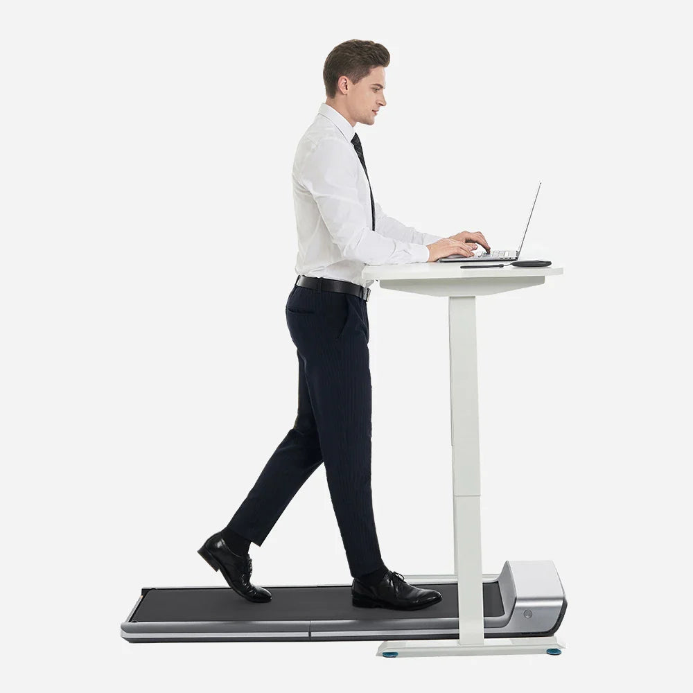 WalkingPad P1 Classic Folding Under Desk Treadmill | The Original Walking Pad, Silver & Pink | Free USA Shipping
