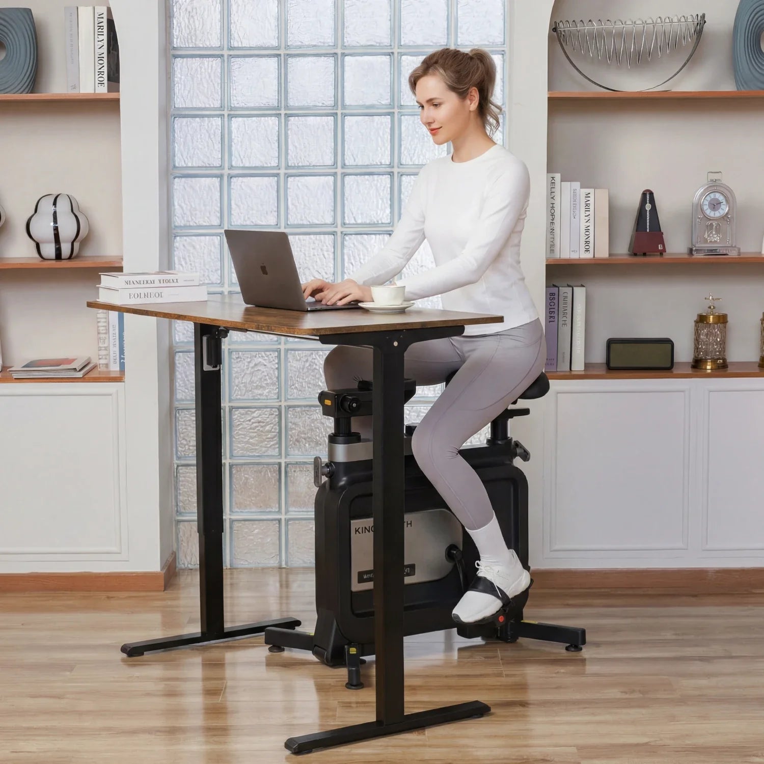 WalkingPad W1B 3-in-1 Folding Under Desk Exercise Bike | Quiet Magnetic Resistance, No Power Needed | Free USA Shipping