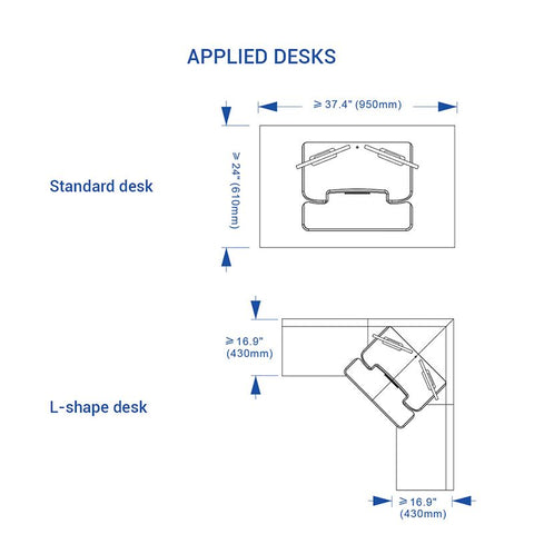 Image of Flexispot AlcoveRiser Standing Desk Converters M7MB - 35"