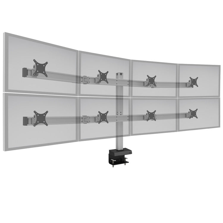 Hat Collective Bild 4 Over 4 Monitor Mount - Premium 8-Screen Ergonomic Powerhouse (Made in USA)