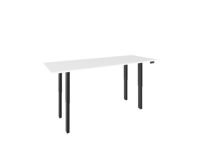 HAT Collective Electric Height-Adjustable Conference Table Base — Quad Motor Boardroom Table