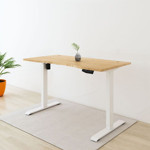 Image of Flexispot Kana Electric Height Adjustable Standing Desk W/ Bamboo Top