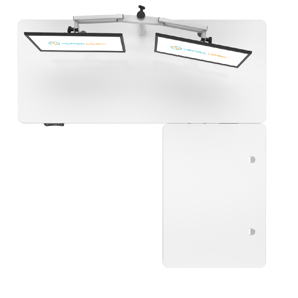 Versadesk L-Shape Standing Desk – Ergonomic Corner Workstation | Free Shipping USA