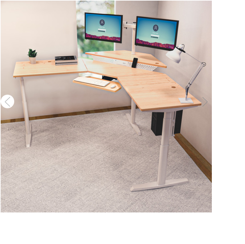Image of Versadesk PowerLift®️ Corner Standing Desk