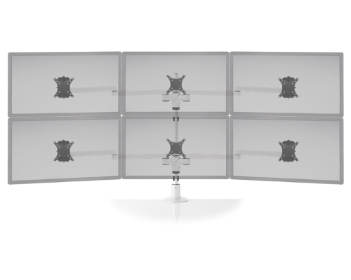 Hat Collective STX-33W-Staxx 3 Over 3 Monitor Mount Wide