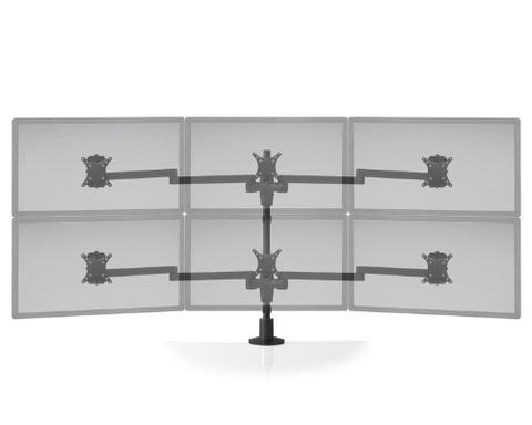 Image of Innovative STX-33W-Staxx™ 3 Over 3 Monitor Mount Wide