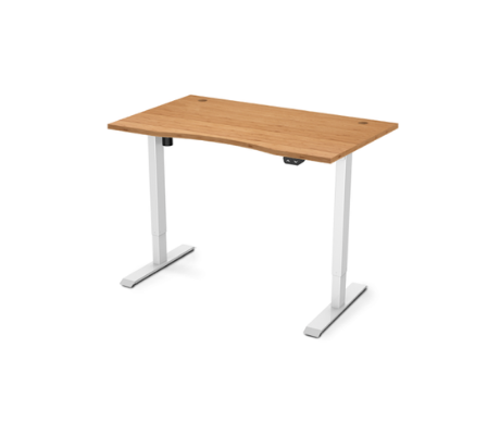 Image of Flexispot Kana Electric Height Adjustable Standing Desk W/ Bamboo Top