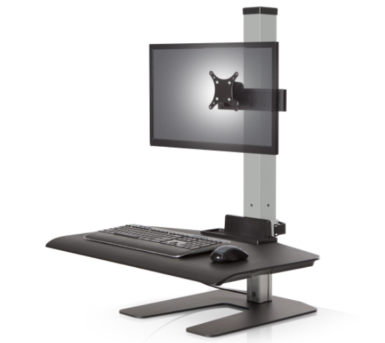 Hat Collective Winston Workstation Single with Compact Work Surface