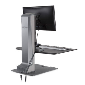 Hat Collective Winston-E Sit-Stand Single Monitor Mount
