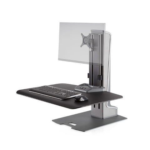 Innovative Winston-E Sit-Stand Single Monitor Mount