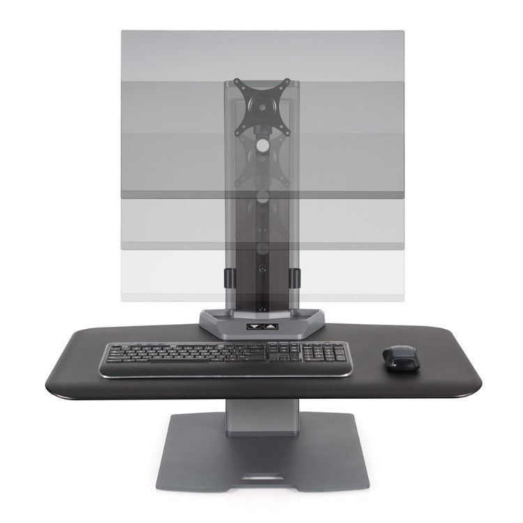 Hat Collective Winston-E Sit-Stand Single Monitor Mount