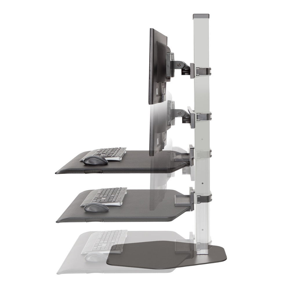 Hat Collective Winston Workstation Dual Freestanding Sit-Stand
