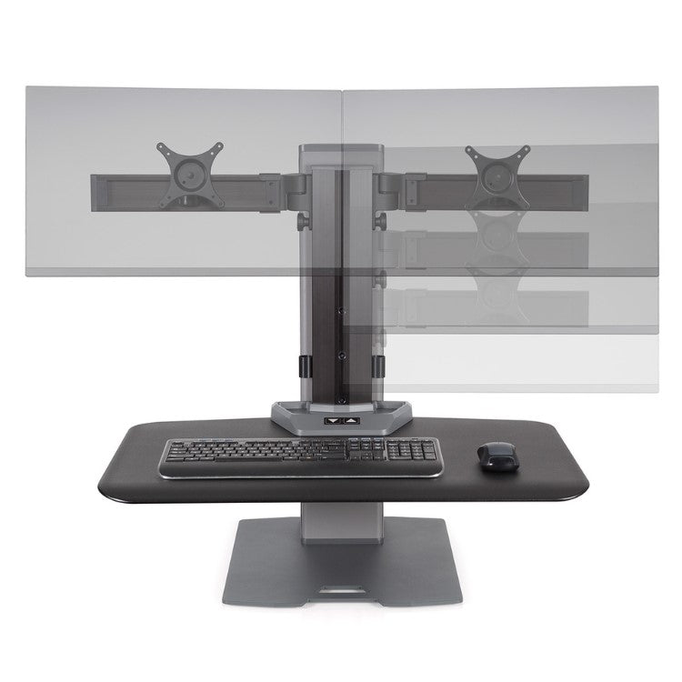 Hat Collective Winston-E Sit-Stand Workstation Dual Monitor Mount