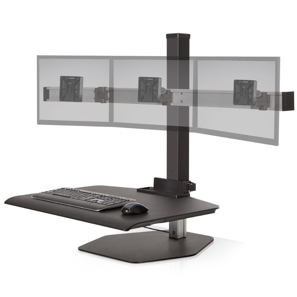 Hat Collective Winston Workstation Triple Freestanding Sit or Stand