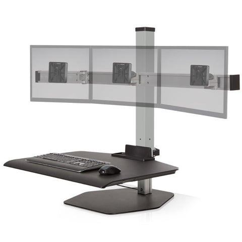 Image of Innovative Winston Workstation® Triple Freestanding Sit-Stand