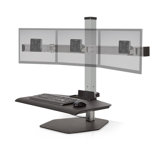 Image of Innovative Winston Workstation® Triple with Compact Work Surface