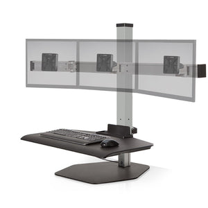 Innovative Winston Workstation® Triple with Compact Work Surface