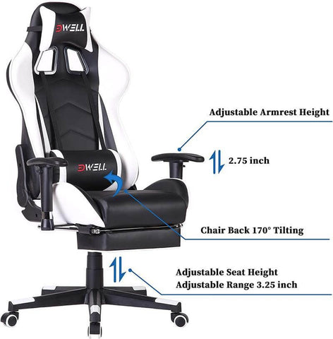Image of Flexispot Ergonomic Gaming Chair EDWELL